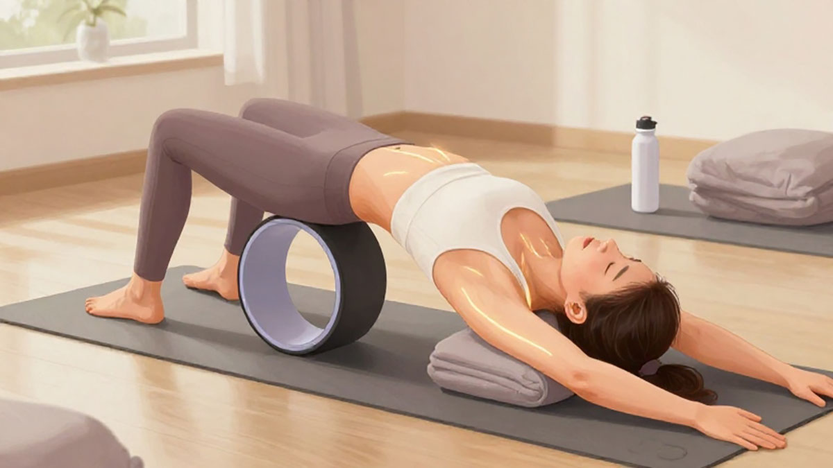 Manfaat-Olahraga-Yoga-Wheel-Untuk-Meregangkan-Otot-Punggung-yang-Kaku